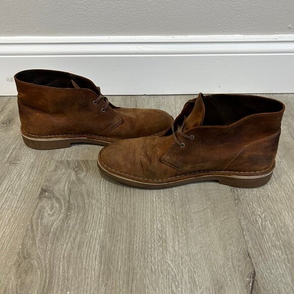 Clark’s Desert Chukka Boot Brown Leather Lace Up Ankle Men’s Size 9 - Picture 5 of 7